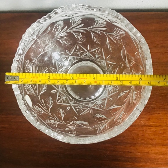 Cut bleikristall germany lead crystal bowl - Picture 5 of 5